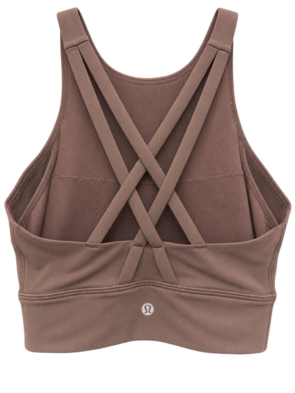 lululemon athletica Crisscross Back Sports Bra — Taupe